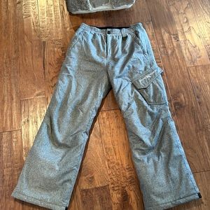 Zero Exposure Gray Snow/ski pants size Large 14/16